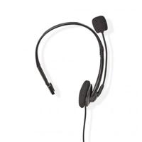 NEDIS PC-Headset In-ear Mono RJ9 Inklapbare Microfoon 2,20 m Zwart 2,20 m Zwart Verstelbaar - thumbnail