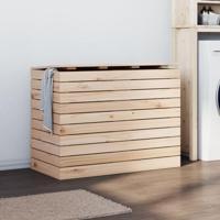 Wasmand 88,5x44x66 cm massief grenenhout - thumbnail