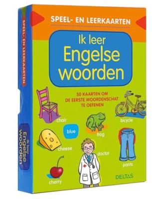 Deltas Ik leer engelse woorden - speel en leerkaarten