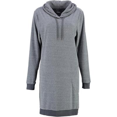 Cawö Cawö Dames Lange Hoodie 818 Anthrazit M