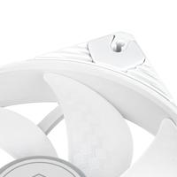 SilverStone shark force 140 argb case fan (wit, 140 x 140 x 25 mm, pwm, 4-1 pin argb (5v led)) - thumbnail