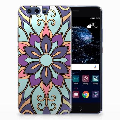 Huawei P10 Plus | TPU Case | Purple Flower