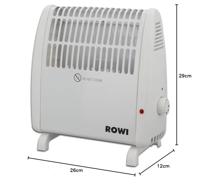 ROWI 1 03 03 0133 Vorstbescherming 23 m³ 450 W Wit - thumbnail