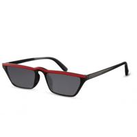 CWI zonnebril dames cat.3 rood/zwart (CWI2261) - thumbnail