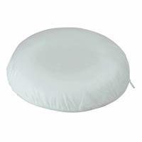 Drukontlastings- ring kussen | Traagschuim | Buitendiameter: 42 cm | Diameter opening: 8 cm | Donutkussen | Wasbare hoes - thumbnail