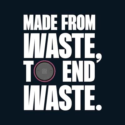 Circular&Co. Koffiebeker - circular cup - grijs/roze - 227 ml