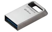Kingston DataTraveler® Micro USB-stick Retail 64 GB Zilver DTMC3G2/64GB USB-A 3.2 Gen 1 - thumbnail