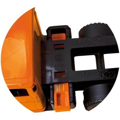 DinoToys Tatra kiepwagen oranje, 71 cm groot, draaggewicht 100 kg