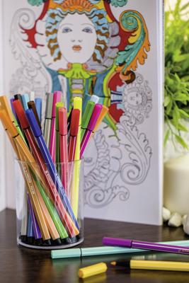 Stabilo pen 68 viltstiften etui 10 kleuren Stabilo pen 68 viltstiften etui 10 kleuren