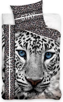 Dreamee Dekbedovertrek Sneeuw cheetah 140 X 200 cm - 70 x 90 cm - Katoen Dreamee Dekbedovertrek Sneeuw cheetah 140 X 200 cm - 70 x 90 cm - Katoen