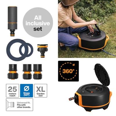 Fiskars Waterwheel Automatic XL | incl. 20 m Tuinslang (variant ZONDER wielen) - 1067549 Fiskars Waterwheel Automatic XL | incl. 20 m Tuinslang (variant ZONDER wielen) - 1067549