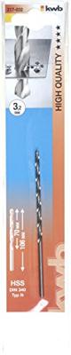 kwb 217032 HSS Spiraalboor 3.2 mm Gezamenlijke lengte 106 mm DIN 340 Cilinderschacht 1 stuk(s)