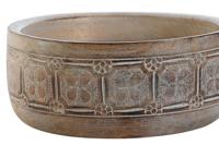 Middenstuk DKD Home Decor Wit Natuurlijk Mangohout 30,5 x 30,5 x 12,7 cm (3 Onderdelen) - thumbnail