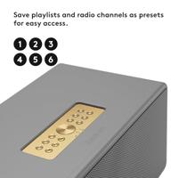 Audio Pro Drumfire II Smart Multiroom Wifi speaker Grijs - thumbnail