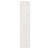 Boekenkast/kamerscherm 80x30x167,4 cm massief grenenhout wit - thumbnail