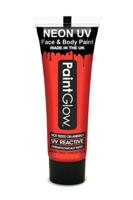 Neon Face & Body paint rood UV G.I.D 10ml - thumbnail