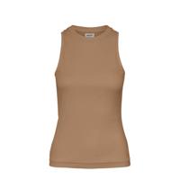 AWARE by VERO MODA top VMLAVENDER van biologisch katoen bruin - thumbnail