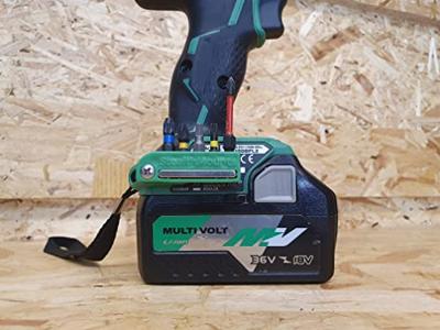 Stealthmounts Bithouder voor Hikoki/Metabo HPT/Hitachi | Groen | 2 stuks - BH-MHH-GRN-2