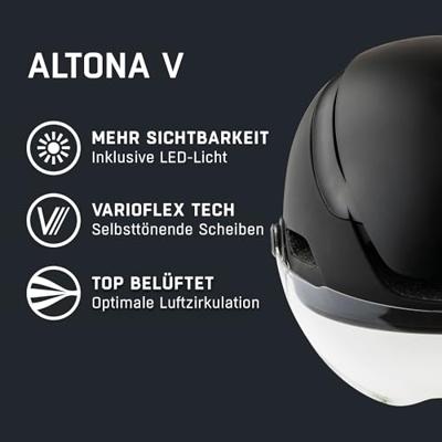 Olympic Sportswear Alpina sports urban helm altona v 57-62 mat zwart