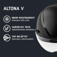 Olympic Sportswear Alpina sports urban helm altona v 57-62 mat zwart - thumbnail