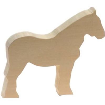 Kids At Work knutseldier veulen junior 12 cm hout bruin Kids At Work knutseldier veulen junior 12 cm hout bruin