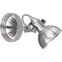 LED Wandspot - Trion Gini - E14 Fitting - 1-lichts - Rond - Mat Nikkel - Aluminium - thumbnail