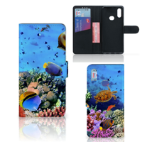 Samsung Galaxy A10s Telefoonhoesje met Pasjes Vissen - thumbnail