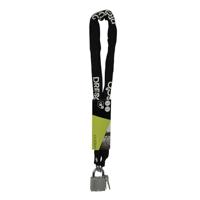 Dresco Kettingslot 90 cm x 5 mm staal/polyester zwart - thumbnail