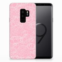 Samsung Galaxy S9 Plus | TPU Case | White Flowers - thumbnail