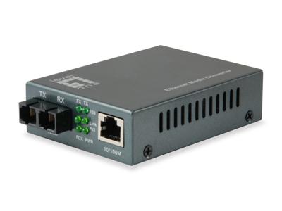 LevelOne FVT-1105 netwerk media converter 100 Mbit/s 1550 nm Single-mode Intern Zwart