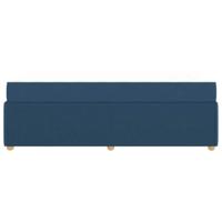 Bedframe Anders Blauw 90 x 190 cm Stof - thumbnail