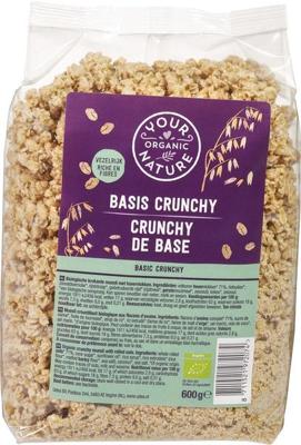 Your Organic Nature Muesli crunchy basis bio 600 Gram
