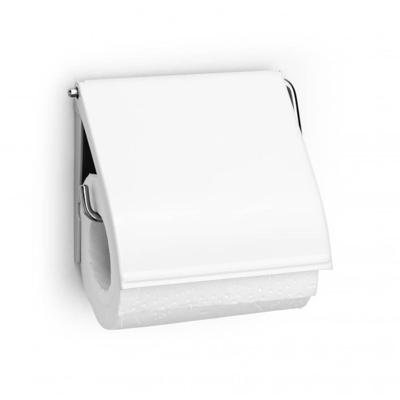 Brabantia renew toiletrolhouder met klep wit