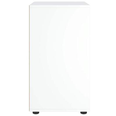 Dressoir VISNES 60x40x73 cm bewerkt hout wit Dressoir VISNES 60x40x73 cm bewerkt hout wit