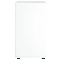 Dressoir VISNES 60x40x73 cm bewerkt hout wit - thumbnail