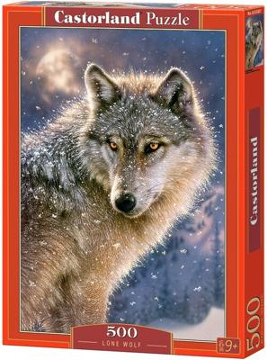 Selecta Castorland legpuzzel lone wolf, 500st. Selecta Castorland legpuzzel lone wolf, 500st.