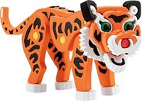 Toi-Toys 3d puzzel tijger junior 31,5 cm foam oranje 121-delig - thumbnail