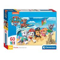 Clementoni legpuzzel super color paw patrol, 60st. - thumbnail