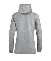 JAKO 6829D Jas Met Kap Premium Basics Dames - Lichtgrijs Gemeleerd - 38 - thumbnail