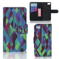 iPhone 7 | 8 | SE (2020) | SE (2022) | Book Case | Abstract Green Blue - thumbnail