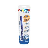 Carioca oops uitwisbare pen 0,7mm blauw - thumbnail