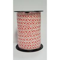 Lint - Wit met Malo Mini Harten - 10 mm x 230 m - Per rol - thumbnail