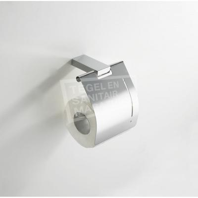 Eris toiletrolhouder met klep chroom Eris toiletrolhouder met klep chroom