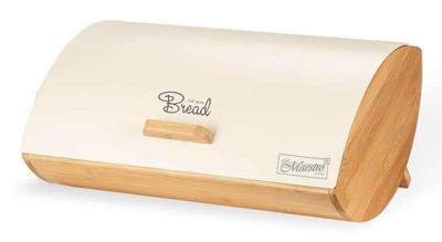 Maestro MR-1775-IVORY broodtrommel Overige Ivoor, Hout Bamboo, Metaal