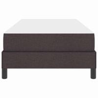 Boxspring bed Anders Donkerbruin 100 x 200 cm Stof - thumbnail