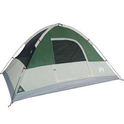 VidaXL Koepeltent 6-persoons waterdicht groen VidaXL Koepeltent 6-persoons waterdicht groen