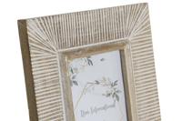 Fotolijsten Home ESPRIT Wit Mangohout Modern 19 x 1 x 24 cm - thumbnail