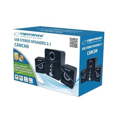 Esperanza EP153 USB 2.1 Speakerset 6 W Zwart