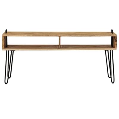 Tv-meubel 110x35x45 cm massief mangohout