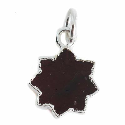 Edelsteen Hanger Granaat Zon - 12 mm